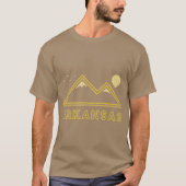 Arkansas Souvenir Wandern Gebirge Sonnenuntergang  T-Shirt (Vorderseite)