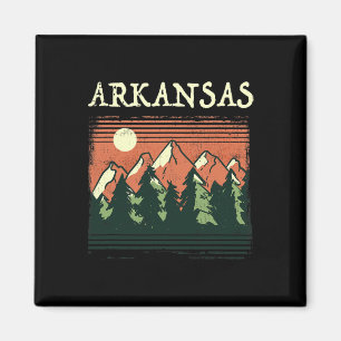 Arkansas-Souvenir-Wanderung Berge Sonnenuntergang Magnet