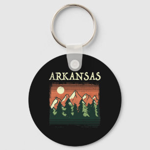 Arkansas Souvenir Wanderung Berge Sonnenuntergang Schlüsselanhänger