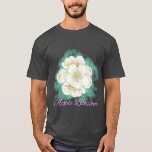 Arkansas Staat Apple Blossom Blume Watercolor Sti T-Shirt