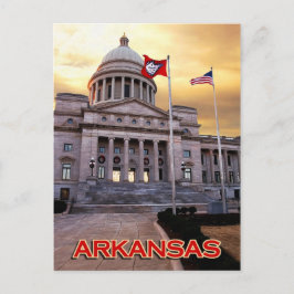 Arkansas Staat Hauptstadt Gebäude, Little Rock, AR Postkarte