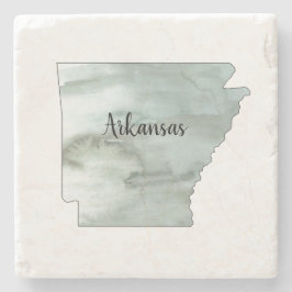 Arkansas Staat Illustration Steinuntersetzer