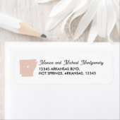 ARKANSAS Staat Karte mit Herz - JEDE FARBE! (Insitu)