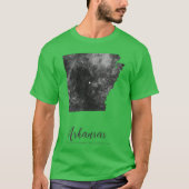 Arkansas Staat Karte Silhouette Arkansas T-Shirt (Vorderseite)