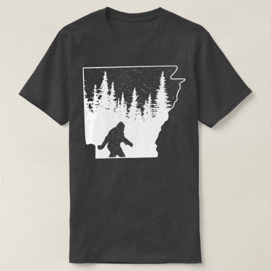 Arkansas Staat Map T-Shirt (Design vorne)