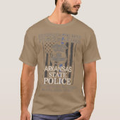 Arkansas Staat Polizeidienst Arkansas Staat Truppe T-Shirt (Vorderseite)