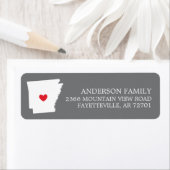 ARKANSAS-Staat | Rücksendekennzeichen verschieben (Insitu)