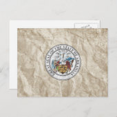 Arkansas Staat Siegel Postkarte (Vorne/Hinten)