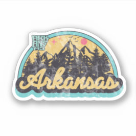 Arkansas Staat Vintag Aufkleber