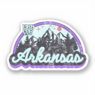 Arkansas Staat Vintag Aufkleber