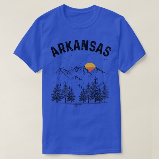 Arkansas Staat Vintag Retro TShirt (Design vorne)
