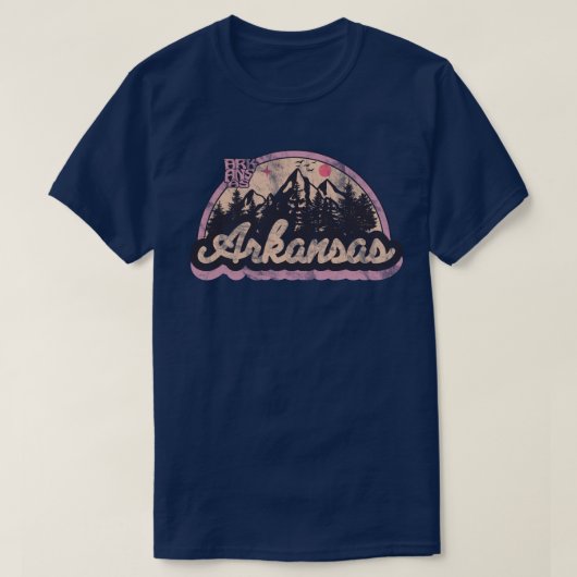 Arkansas Staat Vintag T-Shirt (Design vorne)