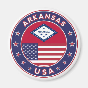 Arkansas, Staaten der USA Magnet