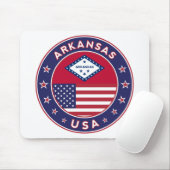 Arkansas, Staaten der USA Mousepad (Mit Mouse)