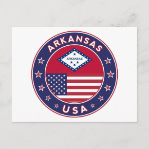 Arkansas, Staaten der USA Postkarte