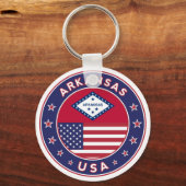 Arkansas, Staaten der USA Schlüsselanhänger (Vorderseite)