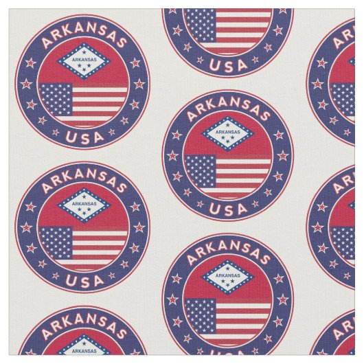 Arkansas, Staaten der USA Stoff (Nahaufnahme)