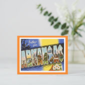 Arkansas Staaten Postkarte (Stehend Vorderseite)