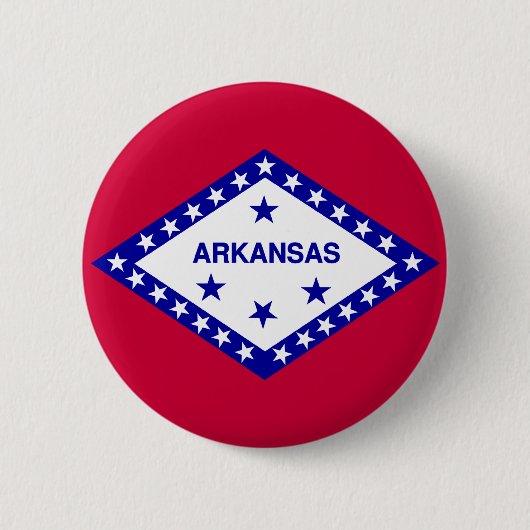 Arkansas-Staats-Flagge Button (Vorderseite)