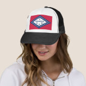 Arkansas-Staats-Flagge Truckerkappe (Beispiel)
