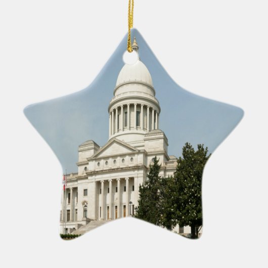 Arkansas-Staats-Hauptstadt Little Rock Keramik Ornament (Vorne)