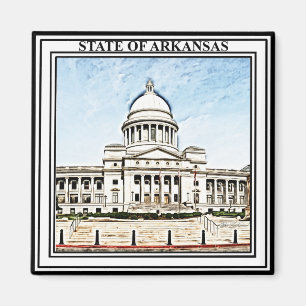 Arkansas-Staats-Hauptstadt Magnet