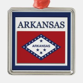 Arkansas Staatsflagge Weihnachtsschmuck