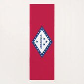 Arkansas Staatsflagge Yogamatte (Rückseite)