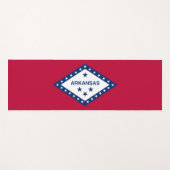 Arkansas Staatsflagge Yogamatte (Vorderseite (Horizontal))