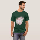 Arkansas State Apple Blossom Flower Watercolor Sti T-Shirt (Vorne ganz)