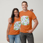 Arkansas State Apple Blossom Flower Watercolor Sti T-Shirt (Unisex)