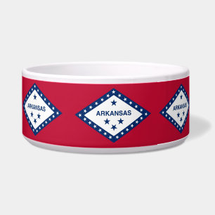 Arkansas State Flag Bowl Napf