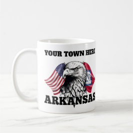 ⭐ Arkansas State Flag Custom Design Kaffeetasse
