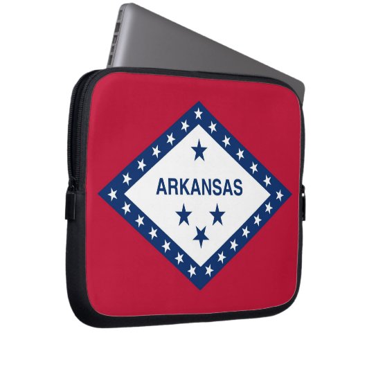 Arkansas State Flag Laptop Sleeve (Vorne Rechts)