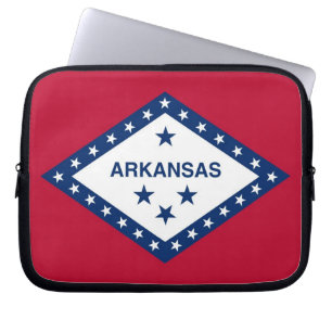 Arkansas State Flag Laptop Sleeve