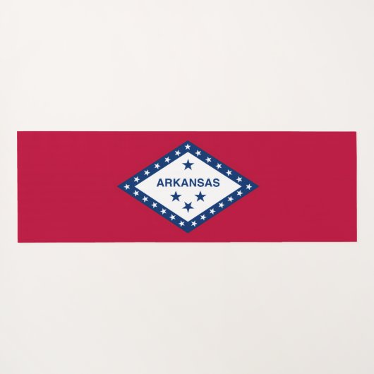 Arkansas State Flag Yogamatte (Rückseite (Horizontal))