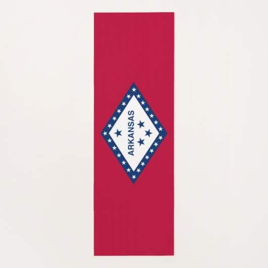 Arkansas State Flag Yogamatte (Rückseite)