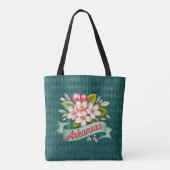 Arkansas State Flowers Emblem Tasche (Rückseite)