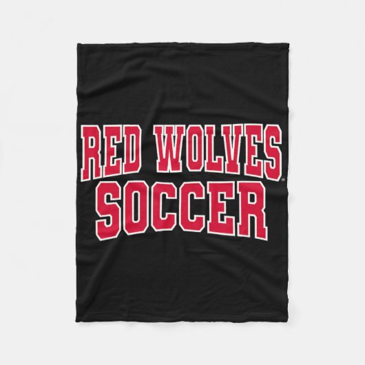Arkansas State Red Wolves A-state Soccer Ncaa Asta Fleecedecke (Vorderseite)