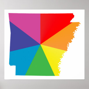 arkansas stolz. angled. poster