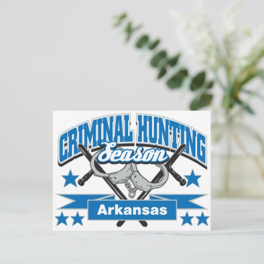 Arkansas Strafrechtssaison Postkarte (Stehend Vorderseite)