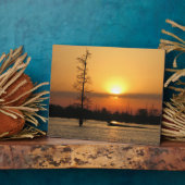 Arkansas Sunrise auf Millwood Lake Canvas Print Fotoplatte (Seite)