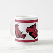 Arkansas Team Spirit Red und Quartz. Kaffeetasse (Vorderseite Links)