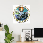 Arkansas-Tee-Party-Plakate Poster (Heimbüro)