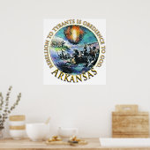 Arkansas-Tee-Party-Plakate Poster (Küche)