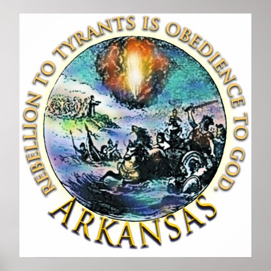 Arkansas-Tee-Party-Plakate Poster (Vorne)