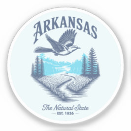 Arkansas The Natural State Aufkleber