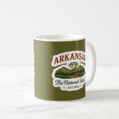 Arkansas - The Natural State Mug Kaffeetasse (VorderseiteRechts)