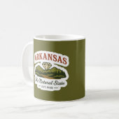 Arkansas - The Natural State Mug Kaffeetasse (Vorderseite Links)