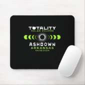 Arkansas Total Solar Eclipse 2024 Mousepad (Mit Mouse)